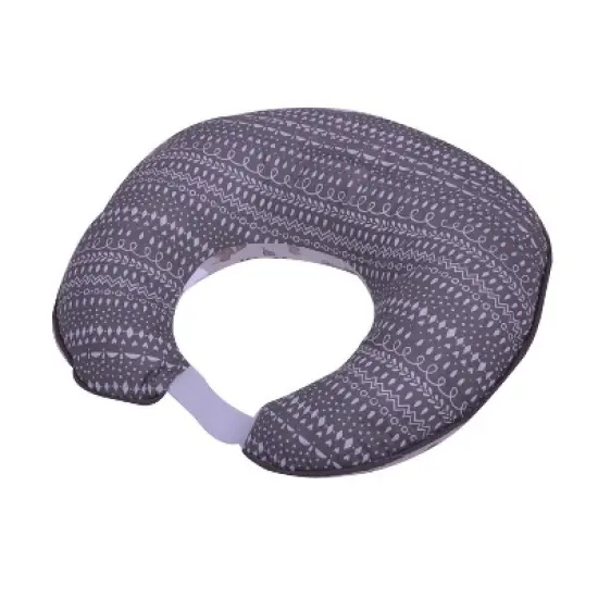 Bacati - 3 pc Owls Beige/Gray Neutral Hugster Feeding & Infant Support Nursing Pillow image {9}