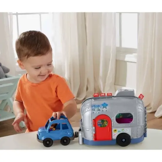 Fisher-Price Little People Light-up Learning Camper Playset image {3}