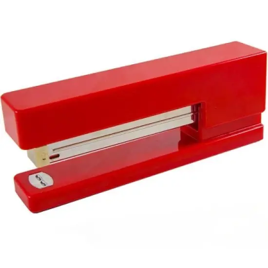 JAM Paper Modern Desk Stapler - Red: Office Supplies, Plastic, Clips & Fasteners, 1.12" Height, 2.5" Width image {5}