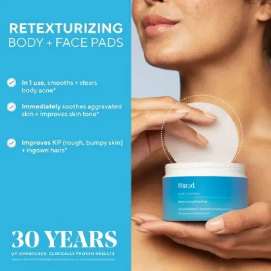 Murad Retexturizing Body Pads - 45ct - Ulta Beauty image {3}