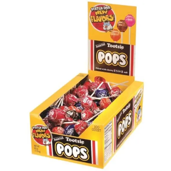 Tootsie Roll Pops Assorted Flavors Lollipop 60 oz image {1}