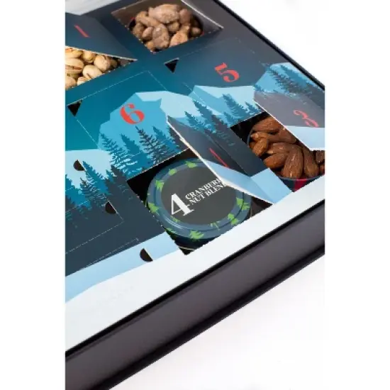 DMSnacks 12 Days of Winter Wonder Meat & Nut Advent Calendar &ndash; Gourmet Holiday Gift Box with Christmas Nuts, Meat Sticks & Seasonal Food Gift Set image {4}