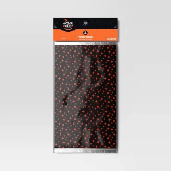 12ct Orange Sparkle Cello Bag Party Favors - Hyde and EEK! Boutique&trade; image {2}