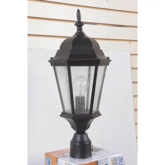 Craftmade Lighting Chadwick 1 - Light Post Light in  Oiled Bronze Gilded image {1}