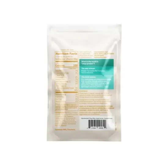 Oath Nutrition Single Serve Clear Protein Powder - Coconut Colada: Gluten-Free Whey Isolate image {1}