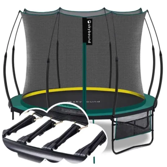 UNISOAR Springless Trampoline - Recreational Trampolines with AntiRust Coating No-Gap Design Zip System, Bungee Cords Outdoor Trampoline for Kids image {9}
