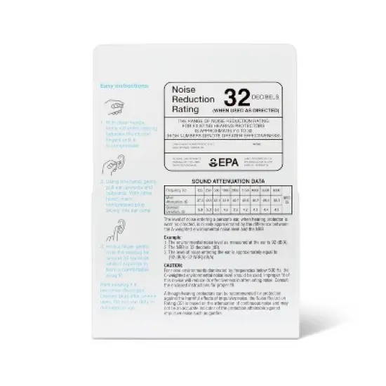 Ultra Soft Foam Earplugs - 12 pair - up&up&trade; image {2}