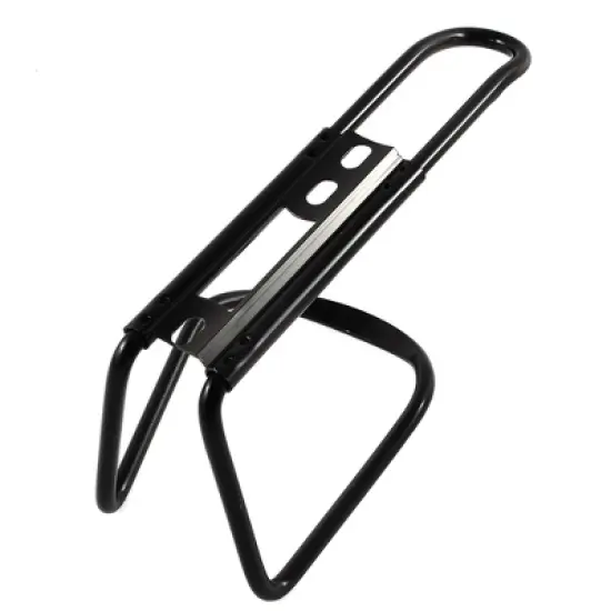 Unique Bargains Alloy Bicycle Bottle Cage Bracket Holder 5.5" x 3.1" x 2.8" Black 2 Pcs image {2}