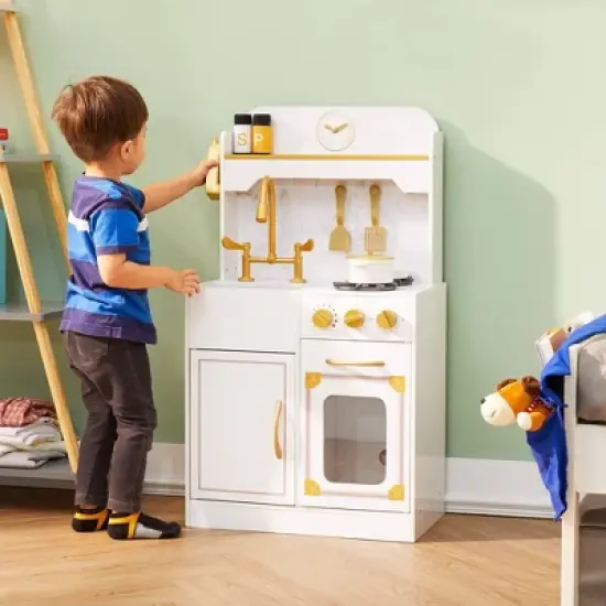 Teamson Kids Petite Versailles Classic Play Kitchen with Accessories image {1}