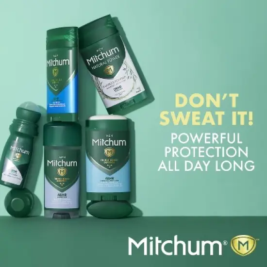 Mitchum Men's Triple Odor Protection Antiperspirant & Deodorant Gel - Unscented - 3.4oz/2pk image {8}