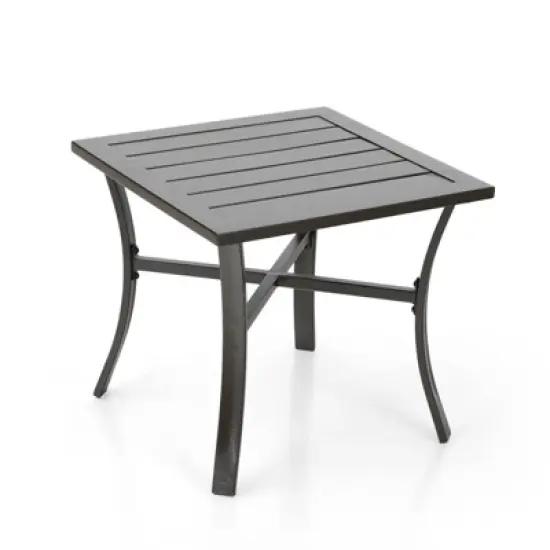 3pc Metal Conversation Set - Beige - Captiva Designs image {6}