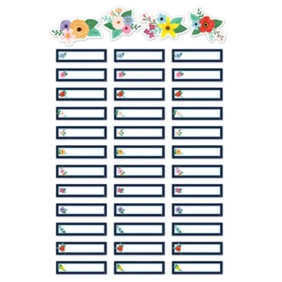 Teacher Created Resources&reg; Wildflowers Birthdays Mini Bulletin Board Set, 53 Pieces image {3}