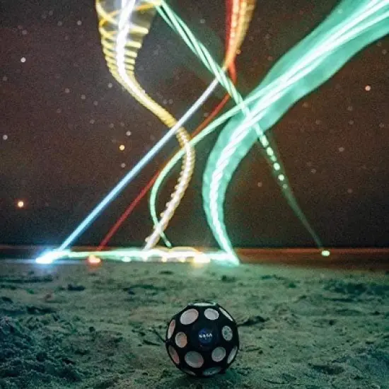 Waboba NASA Moon Ball - Super High Bouncing Ball - Neon Colored Indoor and Outdoor Ball - Make Pop Sounds - Easy to Grip image {3}