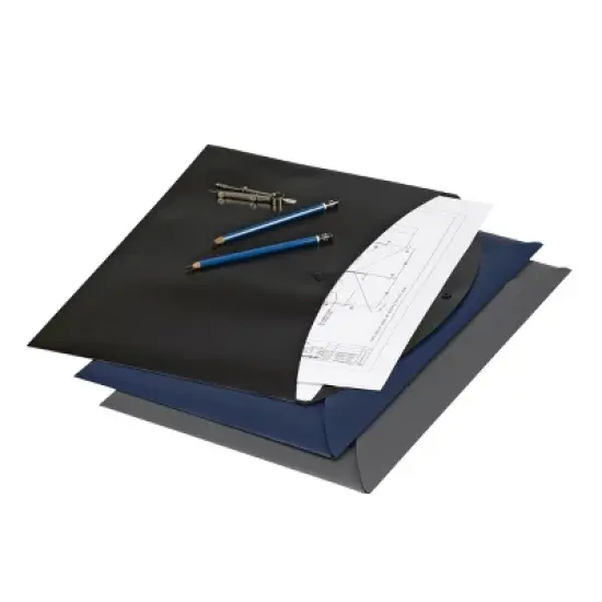 Smead Project Envelope, Snap Closure, Top Load, Tabloid Size 12" x 18", Assorted Colors, 6 per Pack (89691) image {4}