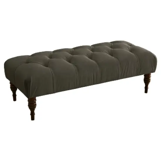 Edwardian Upholstered Tufted Bench - Skyline Furniture image {5}