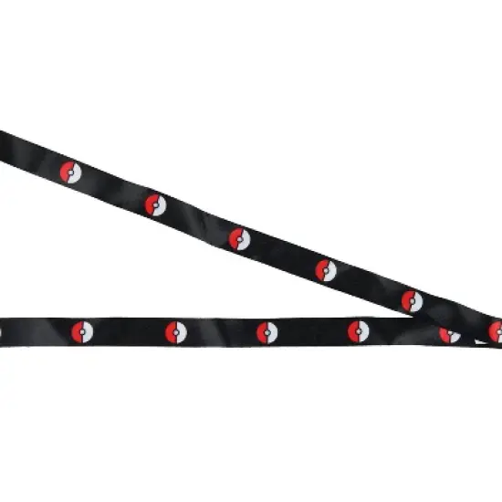 Pokemon Pikachu 025 ID Badge Holder Rubber Charm 2-Sided Breakaway Lanyard image {3}