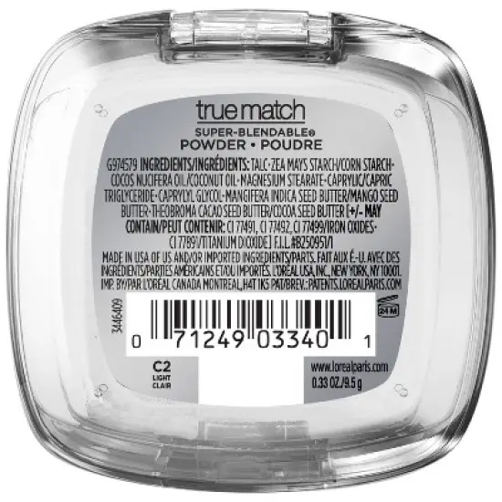 L'Oreal Paris True Match Makeup Super Blendable Oil-Free Pressed Powder - 0.33oz image {7}