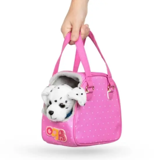 Our Generation Hop In Dog Carrier & Pet Plush Puppy Dalmatian for 18" Dolls image {2}