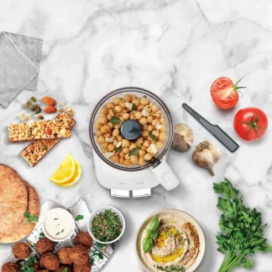 Cuisinart Core Custom 4-Cup Mini Chopper - White - MCH-4: Small Food Processor, 2-Speed, Stainless Steel Blades, BPA-Free image {6}