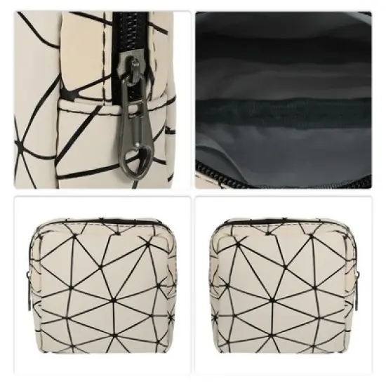 Unique Bargains Portable Lipstick Cosmetic Bag image {2}
