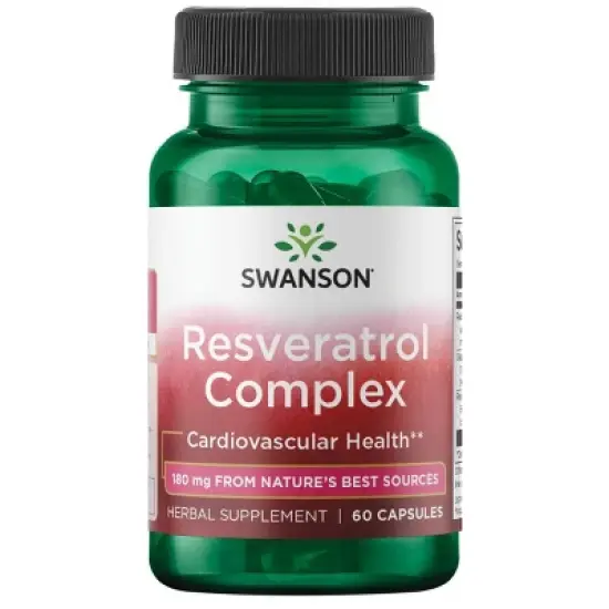 Swanson Resveratrol Complex 180 mg 60 Capsules image {5}