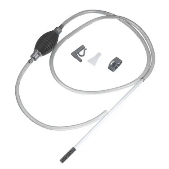 Unique Bargains Fish Tank Aquarium Python Sand Gravel Cleaner with Flat Sucker Gray 74.8" Long 1 Pcs image {6}