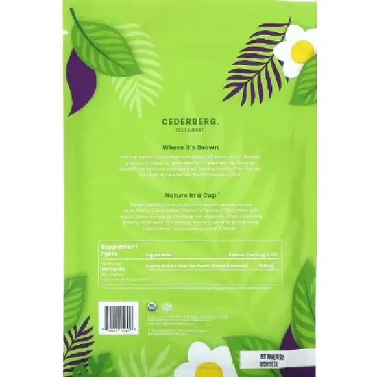 Cederberg Tea Co, Organic Japanese Matcha Powder, 4 oz (113 g) image {1}