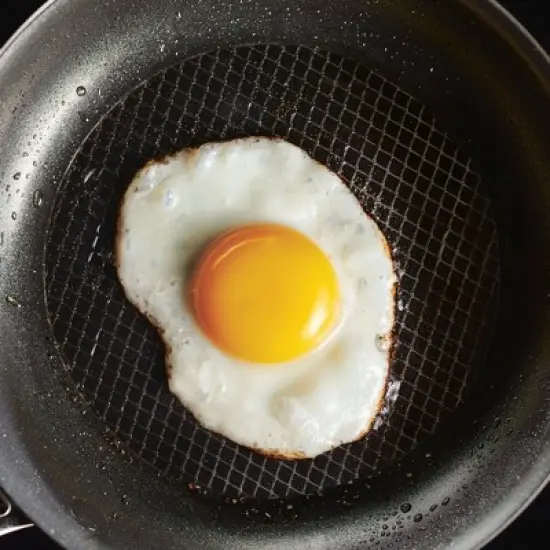 Anolon X Hybrid 8.25" Nonstick Induction Frying Pan Super Dark Gray image {6}