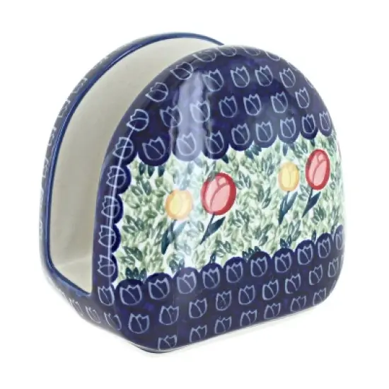 Blue Rose Polish Pottery S130 Manufaktura Napkin Holder image {15}