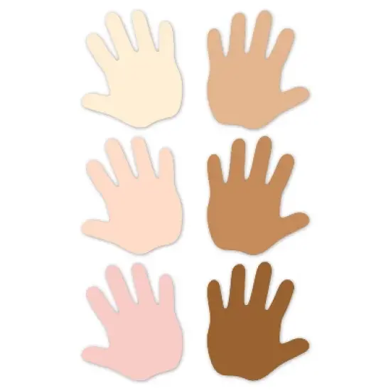 Creative Teaching Press&reg; Multicultural Hands 6" Designer Cut-Outs, Pack of 36 image {4}