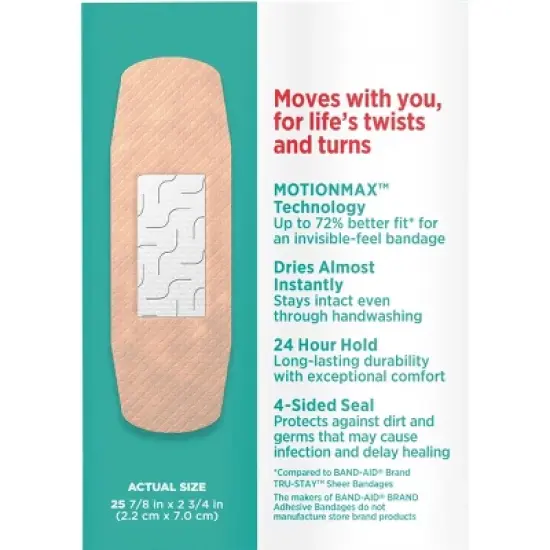 Band-Aid, Skin-Flex All One Size, 25 Count image {1}