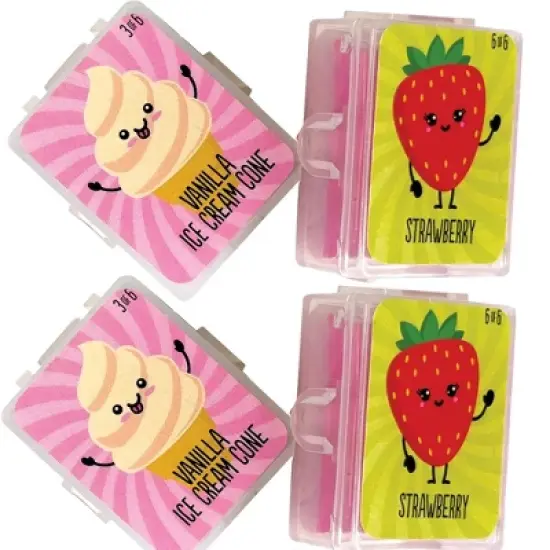 Link Up Scented Kneaded Erasers (12 Pack) - Mystery Puzzle & Fun Scents image {2}