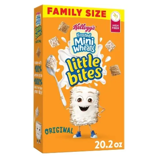 Kellogg's Frosted Mini Wheats Little Bites Cereal - 20.2oz image {9}