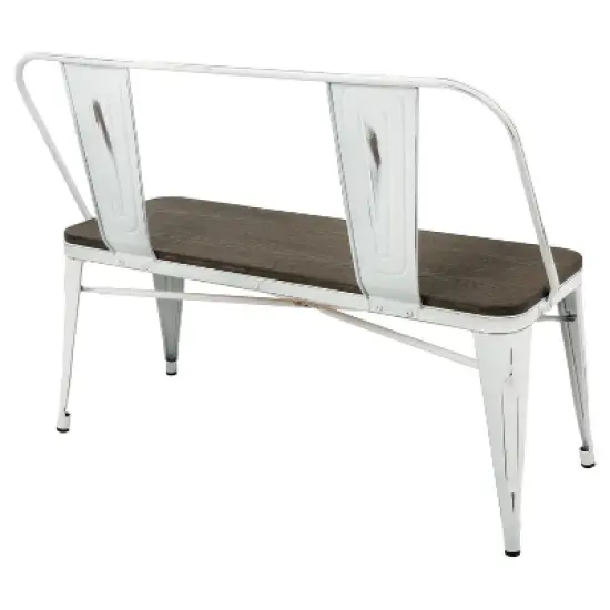 Oregon Industrial Dining/Entryway Bench - Lumisource image {2}