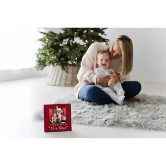 Pearhead My First Christmas Sentiment Frame - 4"x5" image {1}
