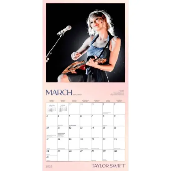 Browntrout 2024 Wall Calendar 12"x12" Taylor Swift image {2}