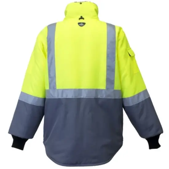 RefrigiWear High Visibility Freezer Edge Insulated Jacket with Reflective Tape image {2}