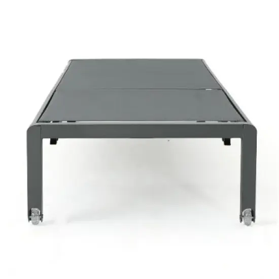 Modern Outdoor Chaise Lounges with Aluminum Frame, Breathable Seating Mesh Patio Recliner Chair, Adjustable Outside Chair -Christopher Knight Home image {8}