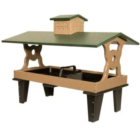 JCS Wildlife Double Colossal Ground Fly Thru Bird Feeder - Our Largest Bird Feeder Yet! image {11}