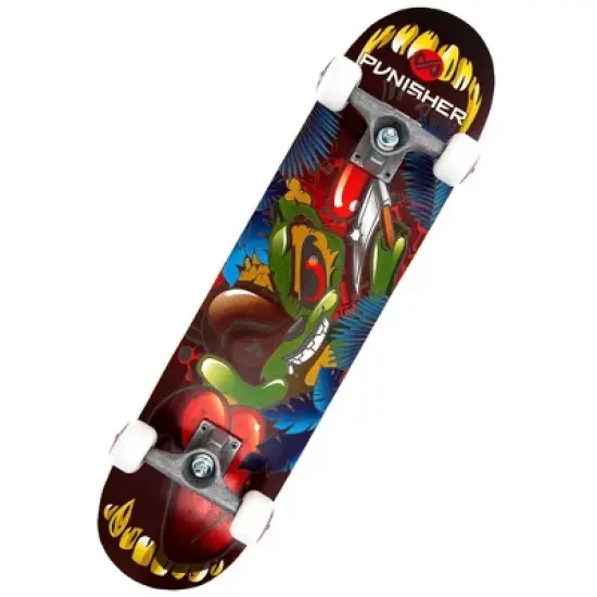 Punisher Skateboards Ranger 31-Inch Skateboard With Helmet Combo, Green image {1}