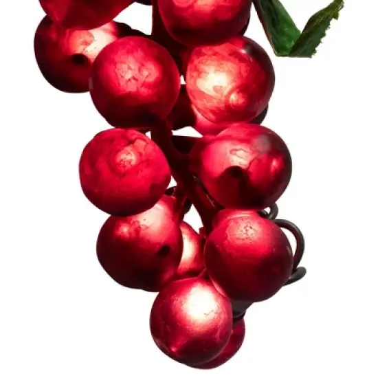 Northlight Grape Cluster Outdoor Patio String Light Set - Red - 6' Green Wire - 5ct image {3}