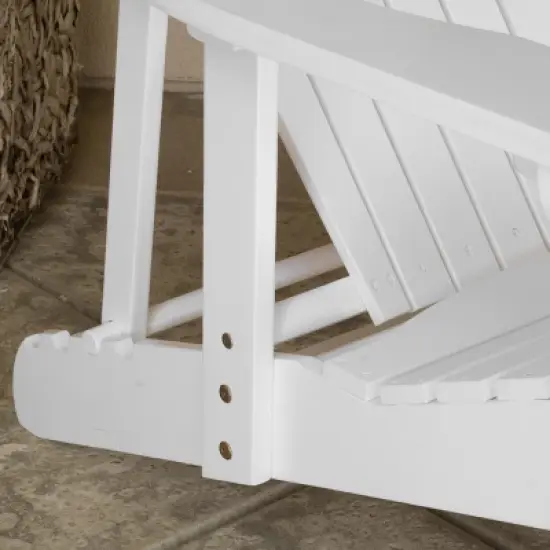 Hayle 2pk Wood Reclining Adirondack Chair with Footrest - Christopher Knight Home image {2}