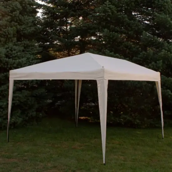 Northlight 10' x 10' Beige Pop-Up Outdoor Canopy Gazebo image {5}