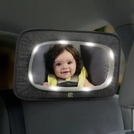 Go by Goldbug Light Up Mirror For Rear And Forward Facing Car Seats image {3}