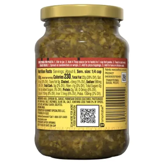 Classico Pesto Pasta Sauce - 13.5oz image {1}
