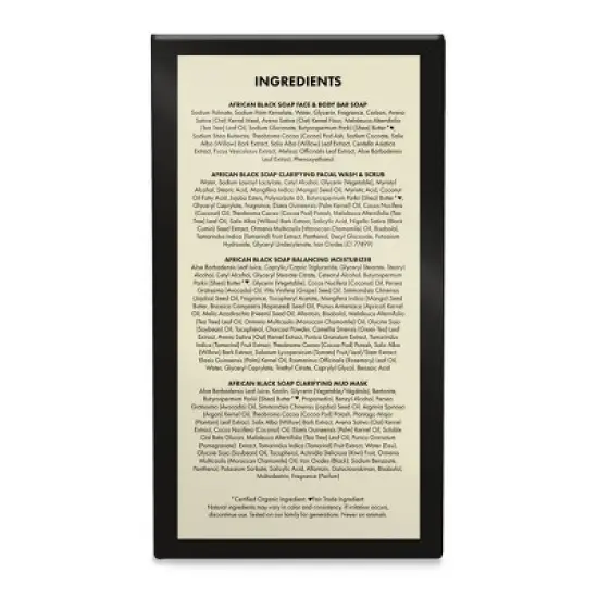 SheaMoisture African Black Soap Clarifying Facial System image {1}