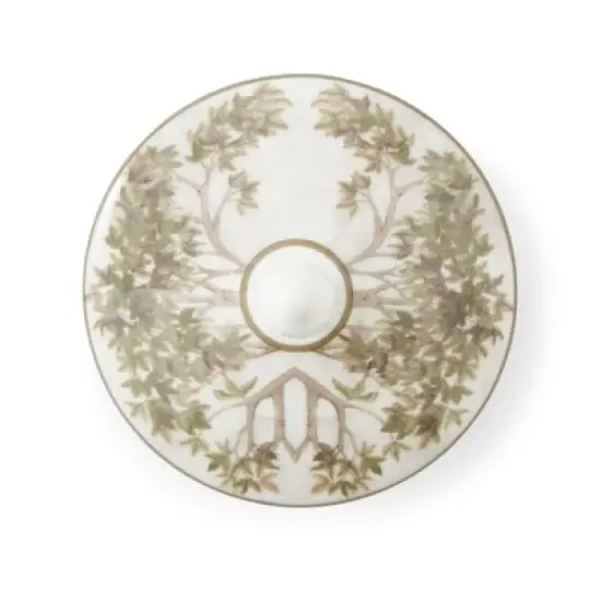 Spode Kit Kemp Tall Trees 10oz Sugar Bowl with Lid, Enchanted Forest Design, Porcelain, Dishwasher and Microwave Safe, For Tea and Coffee image {4}