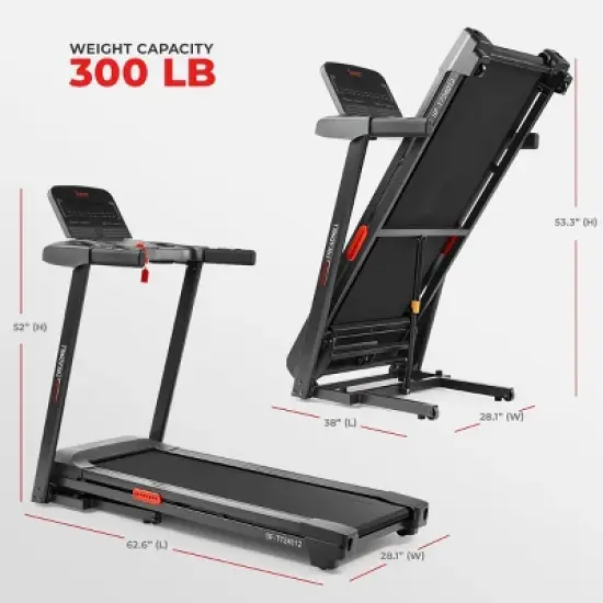 Sunny Health & Fitness Active 400 Smart Auto Incline Treadmill - SF-T724012 image {6}