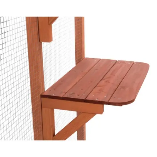 TRIXIE Pet Products Wooden Outdoor Cat Sanctuary image {3}
