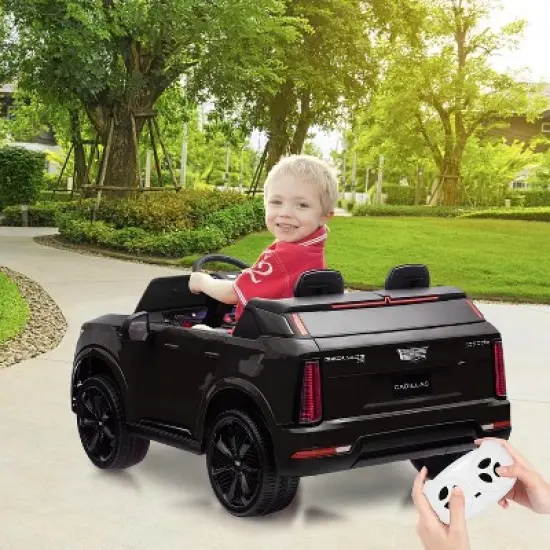 Ride on Car for Kids, 2 Seater 24V Licensed Cadillac Electric Car Toy Toddlers Battery Powered Ride on Truck image {6}